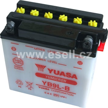 Baterie YUASA YB9L-B (12V 9Ah) s kyselinou