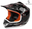 Moto helma Cross Nitro Racing černá S