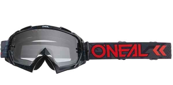 Brýle Oneal B-10 CAMO černá/červená