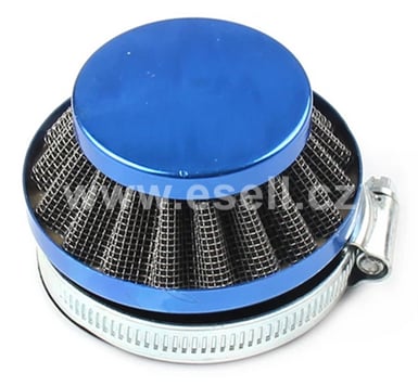 Vzduchový filtr minibike, minicross, čtyřkolka tuning - modrá