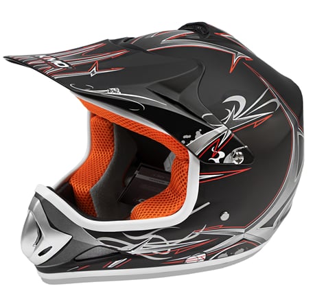 Motokrosová helma Nitro černá matná XS