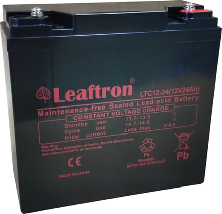 Akumulátor Leaftron 12V, 24Ah (LTC12-24)