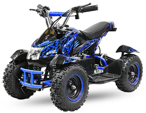 Nitro dětská čtyřkolka Cobra 800 W modrá 2