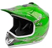 Moto přilba Nitro Racing zelená M