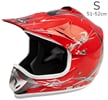 Moto helma Cross Nitro Racing červená S