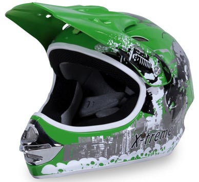 Dětská helma X-treme zelená