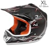 Motokrosová helma Nitro černá matná XL