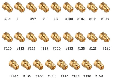 Hlavní trysky karburátoru NIBBI racing PE