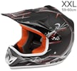 Motokrosová helma Nitro černá matná XXL