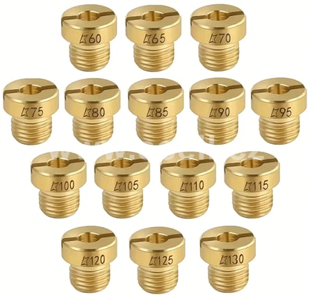 Sada trysek karburátoru M6 (15ks)