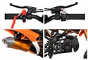 Dětský minicross Nitro Motors Apollo 49cc 10" – oranžová