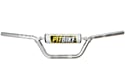 Řídítka pitbike s hrazdou, 735mm, ALU stříbrná 
