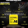 Baterie MOTOBATT MBTX7U, 12V, 8Ah, 130A (YTX7L-BS, YTZ8V)