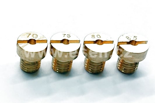 Sada trysek karburátoru 13mm (M4)