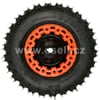 Kompletní zadní kolo 6" s pneu 13x5,00-6 - oranžová
