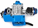 Motor 49 cc minibike tuning - modrý