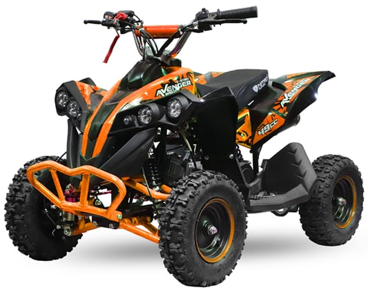 Dětská čtyřkolka 49 cc Avenger oranžová - chybí nárazník