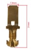 Faston plochý 9x1mm vidlice na kabel