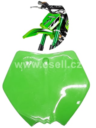 Přední plast minicross UNI zelená