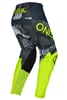 Kalhoty O´Neal Element CAMO V.22 šedá/neon-žlutá