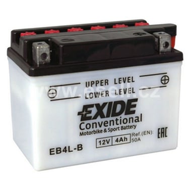 Baterie EXIDE BIKE Conventional 4Ah, 12V, EB4L-B