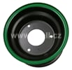 Ráfek 6 palců 3 díry pro pneu 145/70-6 zelená