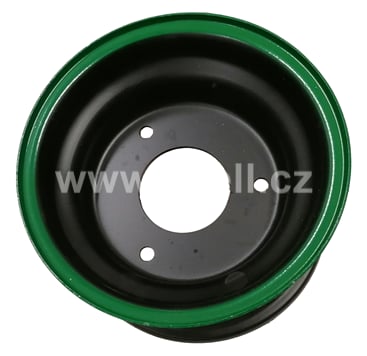 Ráfek 6 palců 3 díry pro pneu 145/70-6 zelená
