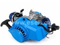 Motor 49 cc minibike tuning - modrý