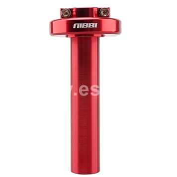 Plynová rukojeť pitbike NIBBI racing CNC červená 