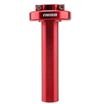 Plynová rukojeť pitbike NIBBI racing CNC červená 
