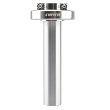 Plynová rukojeť pitbike NIBBI racing CNC stříbrná