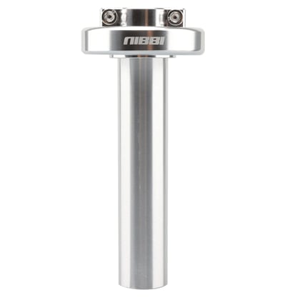 Plynová rukojeť pitbike NIBBI racing CNC stříbrná