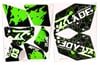 Samolepky, polepy ATV Repti, B10 zelená