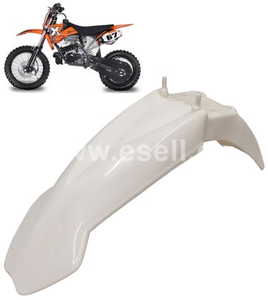 Přední blatník Pitbike, NRG typ2 bílá