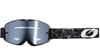 Brýle O´Neal B-20 STRAIN černá/bílá, silver mirror