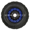 Kompletní kolo 7 palců s pneu 16x8-7 modrá 3x78mm