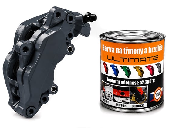 Barva na brzdy a motor kelímek 250 ml - tm.šedá