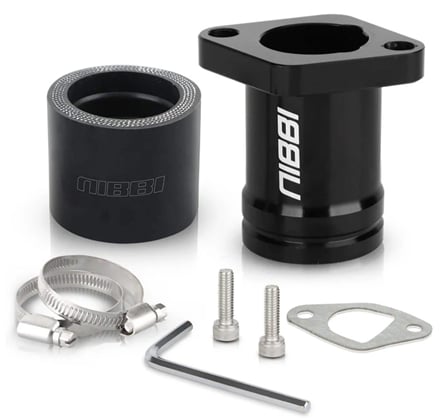 Příruba / adapter karburátoru 42mm / 34mm černá Nibbi racing