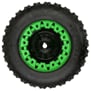 Kompletní zadní kolo 6" s pneu 13x5,00-6 - zelená