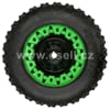 Kompletní zadní kolo 6" s pneu 13x5,00-6 - zelená