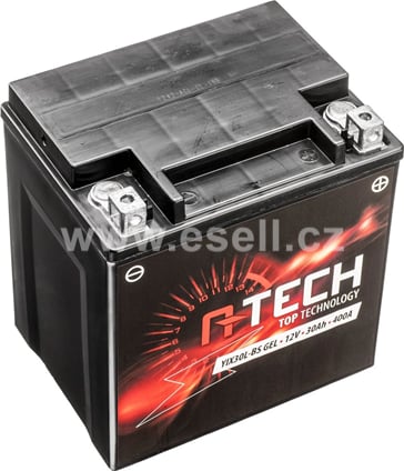 A-Tech YIX30L-BS GEL 12V 30Ah 400A Bezúdržbová motobaterie
