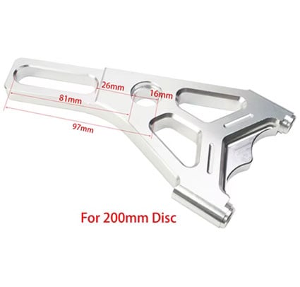 Adapter brzdového třmenu CNC typ C