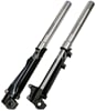 Přední tlumiče, vidlice pitbike 860mm, 51/54mm stříbrná