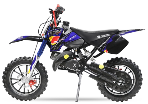 Nitro Minicross Coyote 49 cc modrá