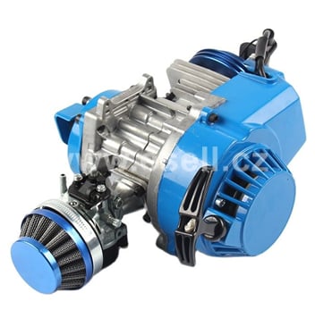 Motor 49 cc minibike tuning - modrý