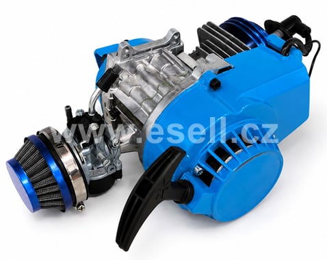 Motor 49 cc minibike tuning - modrý