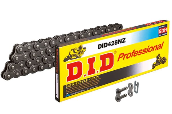 DID 428NZ 120 článků řetěz 428 pro pitbike, dirt bike a čtyřkolky