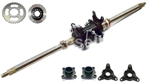 Kompletní zadní osa 75cm ATV 110cc, 125cc