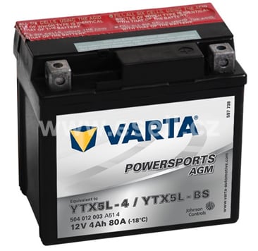 Baterie Varta YTX5L-BS 4Ah