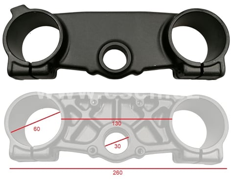 Brýle pitbike 58mm spodní